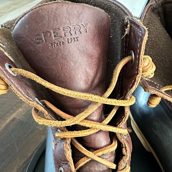 Sperry Brown and Black Winter Boots women's size 12 - Picture 7 of 7